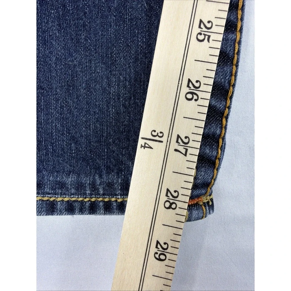 True Religion World Tour Jeans Men's 36x28 Blue Straight USA Made